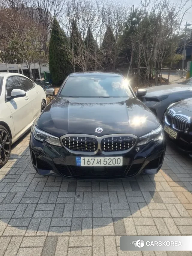 BMW 3 Series (G20) 2022 Черный из Кореи