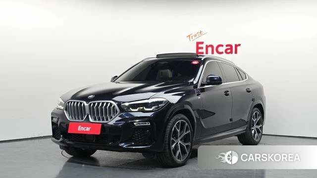 BMW X6 (G06) 2021 Черный из Кореи