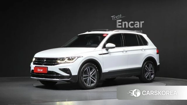 Volkswagen Tiguan second Generation 2022 Белый из Кореи