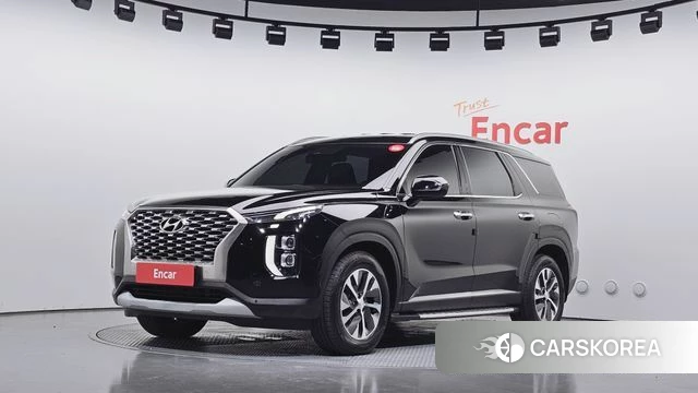 Hyundai Palisade 2021 Черный из Кореи