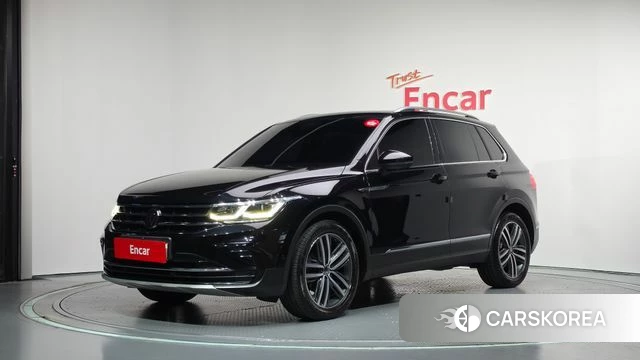 Volkswagen Tiguan second Generation 2022 Черный из Кореи