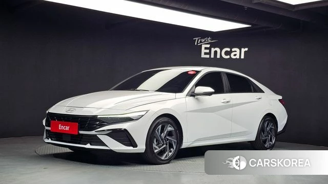 Hyundai The New Avante Hybrid (CN7) 2025 Белый из Кореи