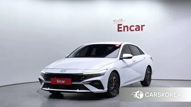 Hyundai The New Avante (CN7) 2024 Белый из Кореи