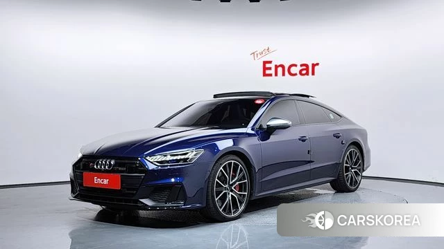 Audi S7 (4K) 2021 Синий из Кореи