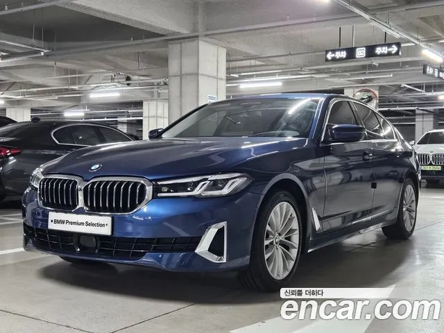 BMW 5 Series (G30) 2020 Синий из Кореи