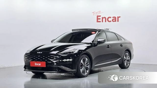 Kia K8 Hybrid 2021 Черный из Кореи