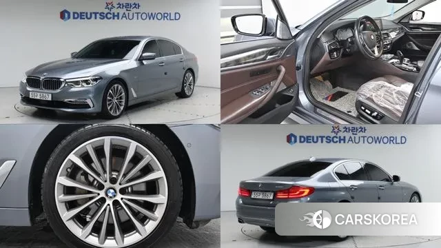 BMW 5 Series (G30) 2018 Серый из Кореи