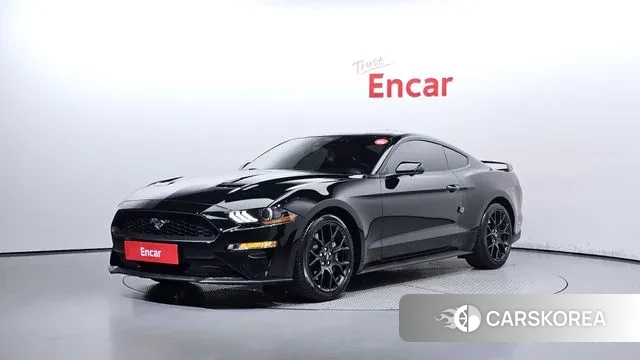 Ford Mustang 2021 Черный из Кореи