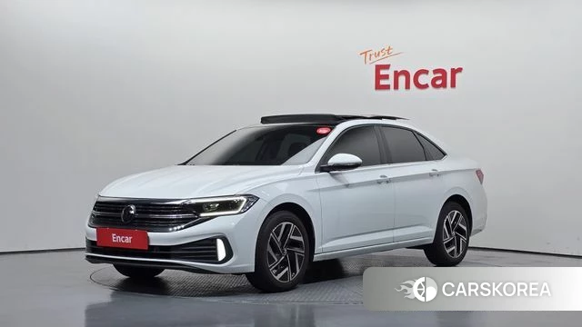 Volkswagen 7th Generation of Jetta 2022 Белый из Кореи