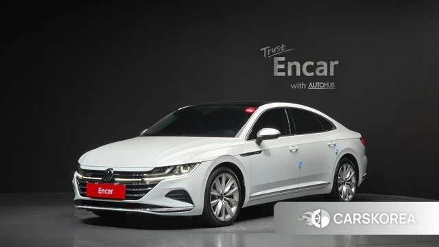 Volkswagen Arteon 2022 Белый из Кореи