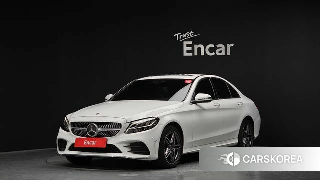 Mercedes-Benz C-Class W205 2021 Белый из Кореи