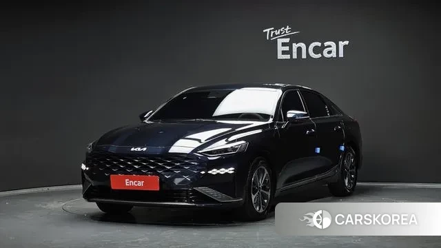 Kia K8 Hybrid 2021 Синий из Кореи
