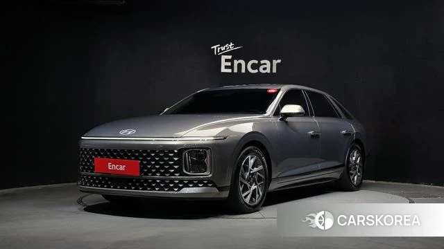 Hyundai Grandeur Hybrid (GN7) 2023 Серебристо-серый из Кореи