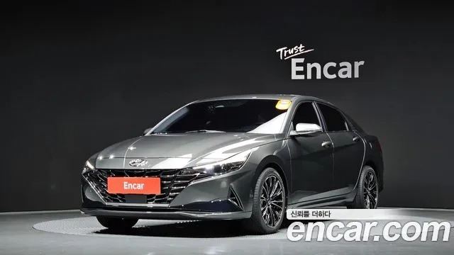 Hyundai Avante (CN7) 2021 Серый из Кореи