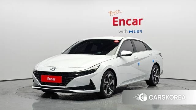 Hyundai Avante (CN7) 2020 Белый из Кореи