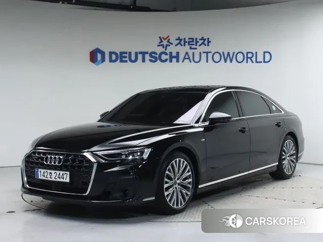 Audi A8 (D5) 2023 Черный из Кореи