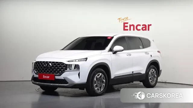 Hyundai The New Santa Fe 2023 Белый из Кореи