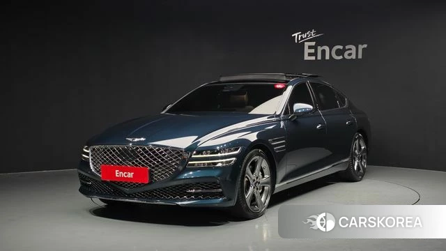 Genesis G80 (RG3) 2021 Синий нефрит из Кореи