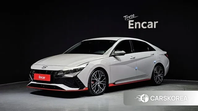 Hyundai Avante (CN7) 2022 Серебристо-серый из Кореи