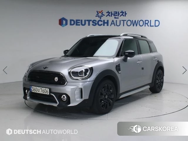 Mini Cooper Countryman 2023 Серебристо-серый из Кореи