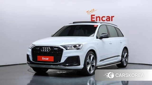 Audi Q7 (4M) 2022 Белый из Кореи