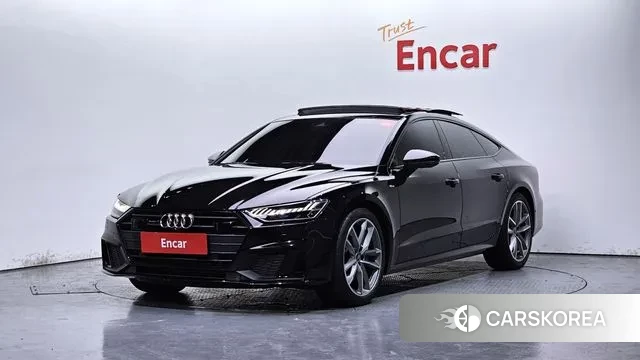 Audi A7 (4K) 2022 Черный из Кореи