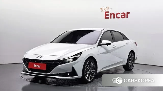 Hyundai Avante (CN7) 2020 Белый из Кореи