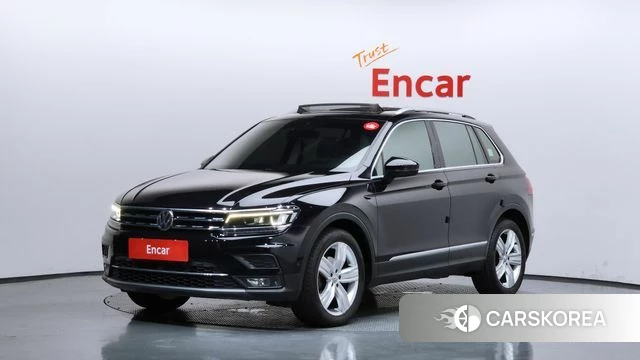 Volkswagen Tiguan second Generation 2020 Синий из Кореи