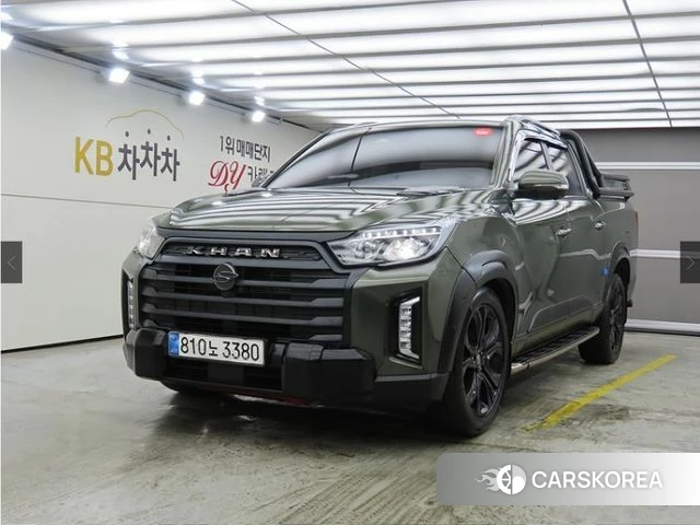 Ssangyong The New Rexton Sports Cannes 2022 Темно-зеленый из Кореи