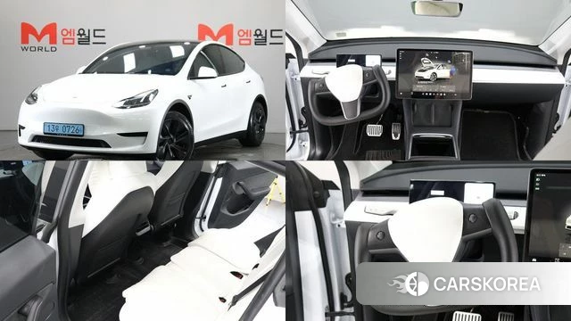Tesla Model Y 2024 Белый из Кореи