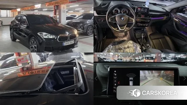 BMW X2 (F39) 2021 Черный из Кореи