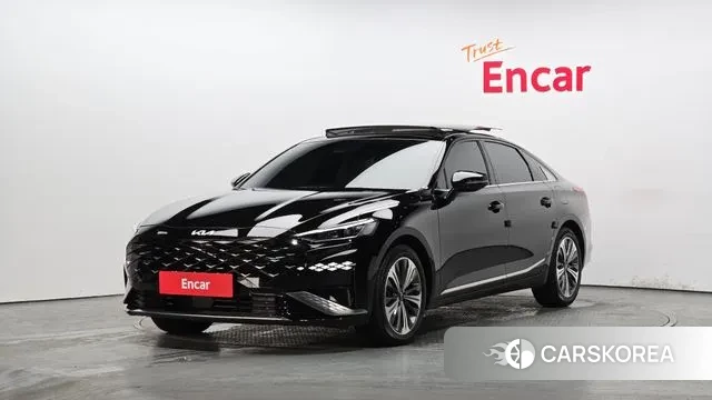 Kia K8 Hybrid 2024 Черный из Кореи