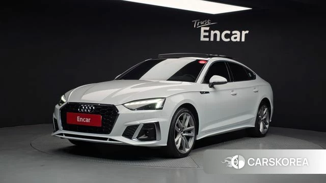 Audi A5 (F5) 2020 Белый из Кореи