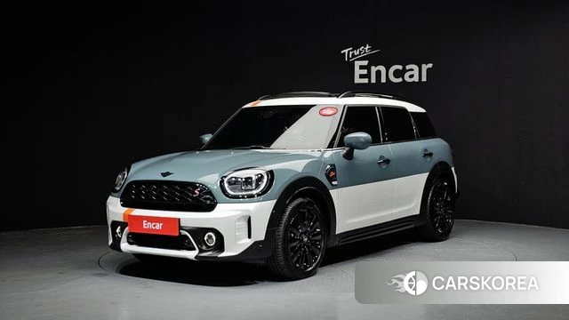 Mini Cooper S Countryman 2024 Небесно-голубой из Кореи