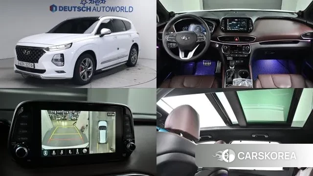 Hyundai Santa Fe TM 2019 Белый из Кореи