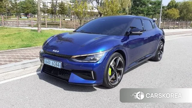 Kia EV6 2022 Синий из Кореи