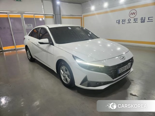 Hyundai Avante (CN7) 2022 Белый из Кореи