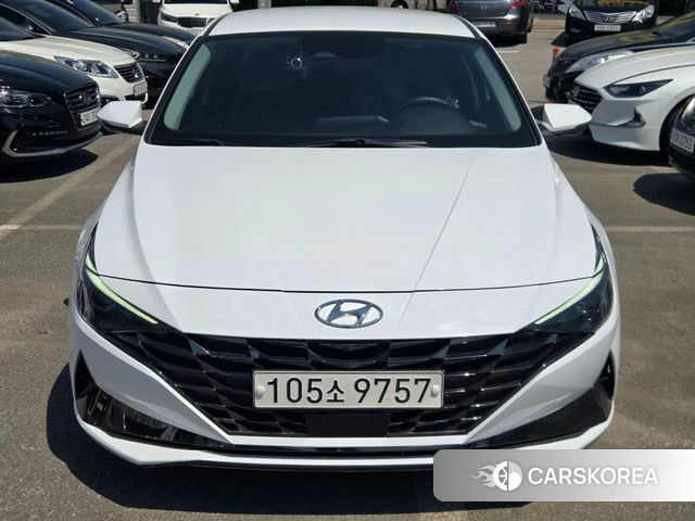 Hyundai Avante (CN7) 2021 Серебряный из Кореи