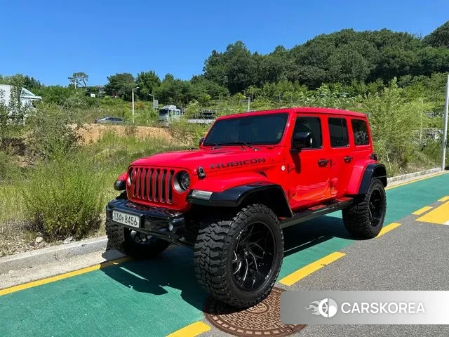 Jeep Wrangler (JL) 2021 Красный из Кореи