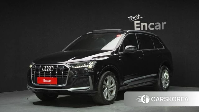 Audi Q7 (4M) 2022 Черный из Кореи