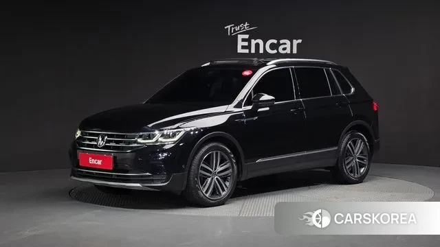 Volkswagen Tiguan second Generation 2022 Черный из Кореи