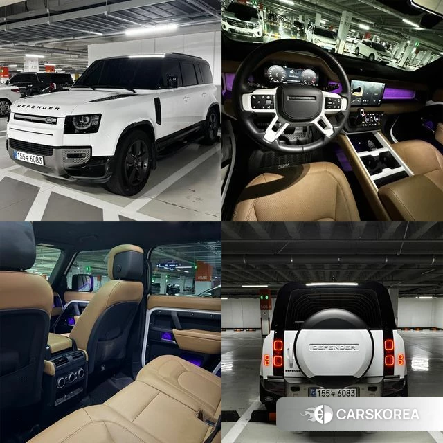 Land Rover Defender (L663) 2024 Белый из Кореи