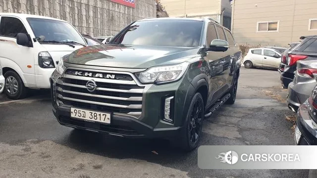 Ssangyong The New Rexton Sports Cannes 2021 Светло-зеленый из Кореи