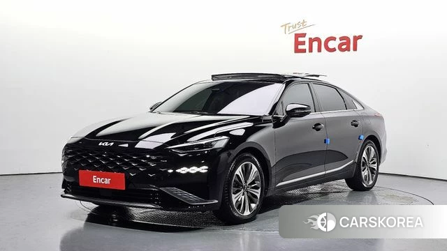 Kia K8 Hybrid 2022 Черный из Кореи