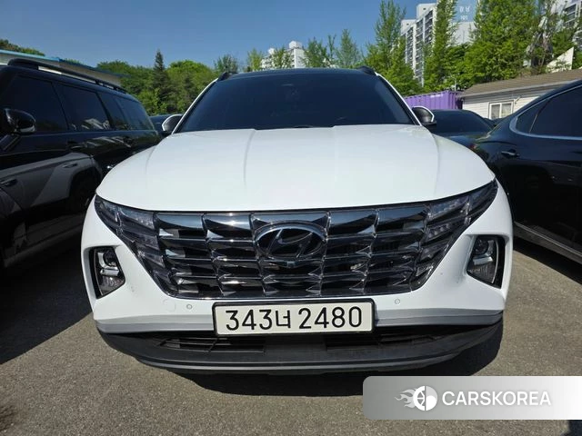 Hyundai Tucson (NX4) 2021 Белый из Кореи