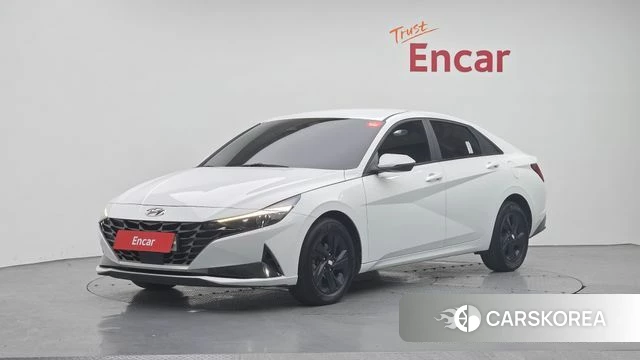 Hyundai Avante (CN7) 2023 Белый из Кореи