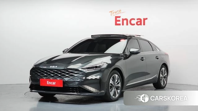 Kia K8 Hybrid 2022 Серый из Кореи