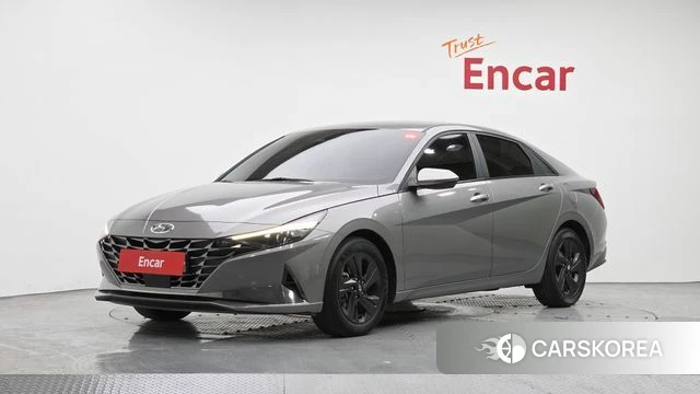 Hyundai Avante Hybrid (CN7) 2020 Серебристо-серый из Кореи