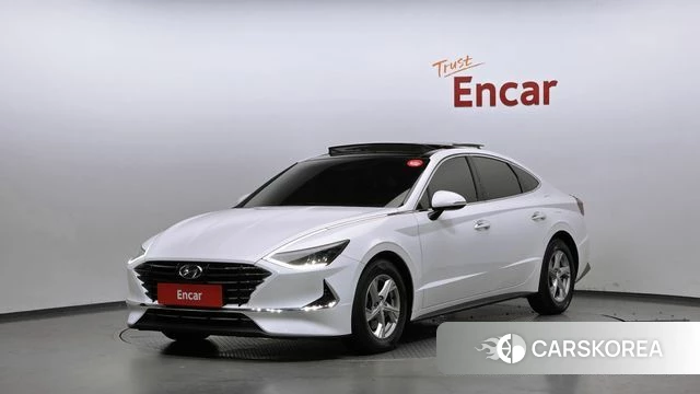 Hyundai Sonata (DN8) 2019 Белый из Кореи