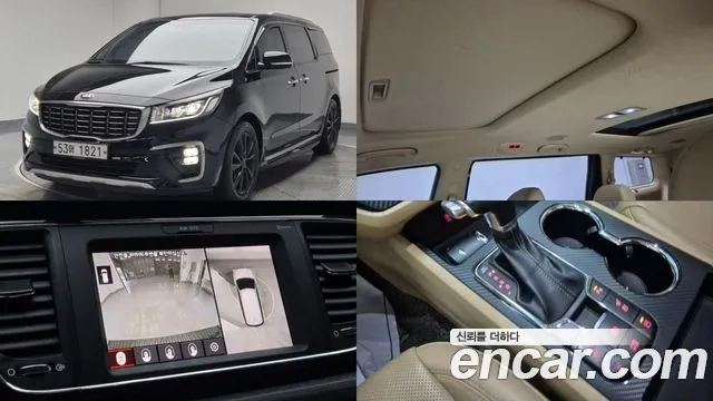 Kia The New Carnival 2018 Черный из Кореи